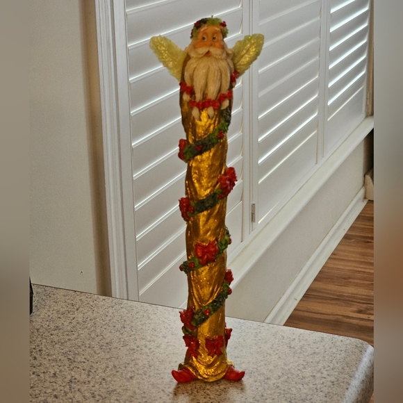 Ganz Resin Pencil Santa 12" - Picture 1 of 13